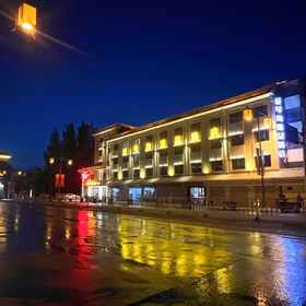 Hotel Exterior1Ai Qin Hai Zhen Pin Hotel,阿克塞哈萨克族自治县飯店
