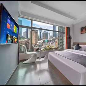 Hotel Exterior 1 月湾景酒店, Glenview Itc Plaza Chongqing 酒店