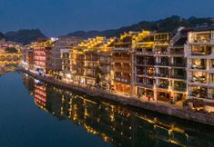 Khác 3 Zhenyuan · Not Late Romantic Panoramic Private Soup Designer Vacation Homestay