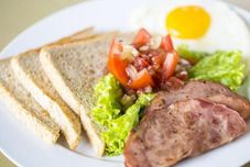 レストラン Garden View Cottages