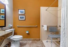 客房内浴室 3 Quality Suites Addison-Dallas