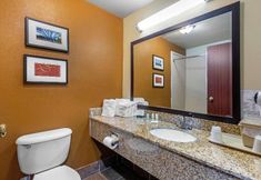 Bilik Mandi dalam Bilik 4 Quality Suites Addison-Dallas