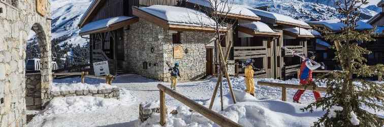 Exterior Résidence Odalys Le Hameau du Mottaret