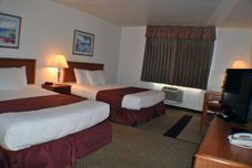卧室 Americas Best Inns & Suites-Lincoln City