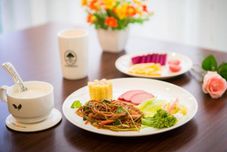 레스토랑 GreenTree Inn Waigaoqiao Free Trade Express