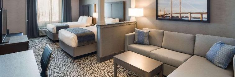 臥室 Comfort Suites Southwest Kennewick