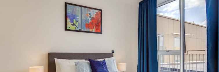 ห้องนอน Premium Hounslow Studio Apartments