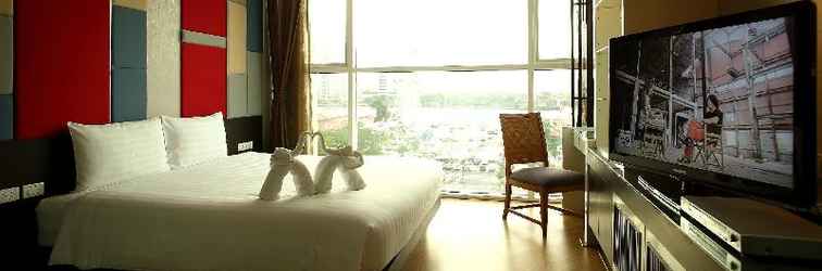 ห้องนอน The Sunreno Serviced Apartment