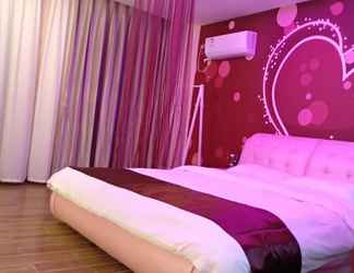Kamar Tidur 2 Thank INN Plus Hotel Guangdong Dongguan Dalingshan