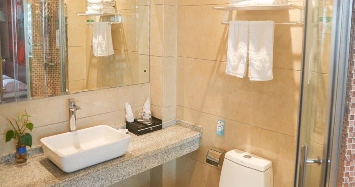 In-room Bathroom GreenTree Alliance Hotel Chaohu Guishan Road