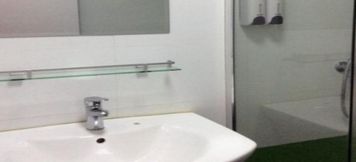 Bilik Mandi dalam Bilik 2 7 Days Inn Suzhou Dushu Lake Gaojiaoyuan