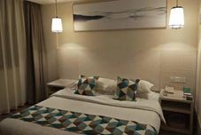 침실 Greentree Alliance Lianyungang Nanchang Road Hotel