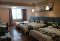 침실 6 Greentree Alliance Lianyungang Nanchang Road Hotel