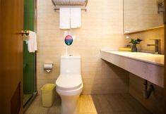 客室内バスルーム 7 Greentree Inn Yancheng Tinghu Area Wengang Road Ne