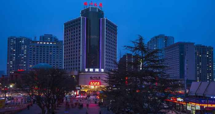 ภายนอกอาคาร Lanzhou Hualian Hotel