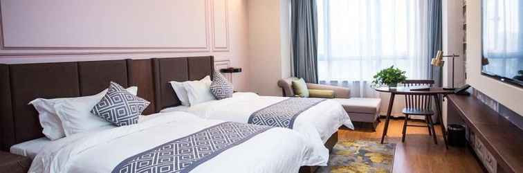 Kamar Tidur Gem Hotel Luoyang Longmen High Speed Railway Stati