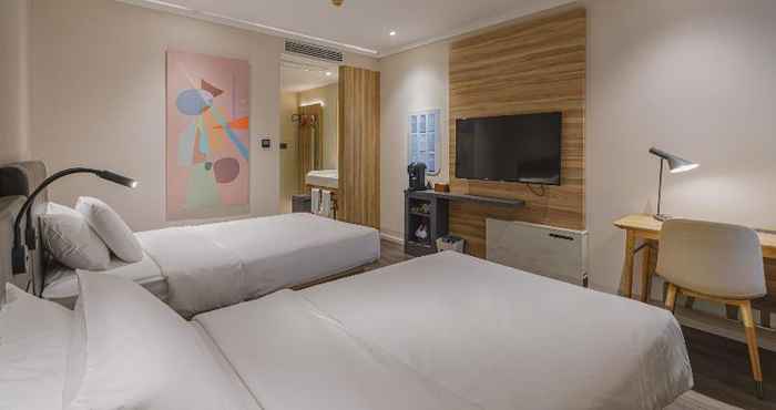 Bedroom Hanting Premium Hotel Shanghai Hongqiao Zhongshan