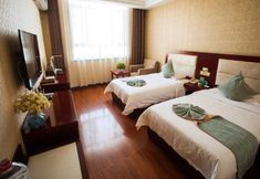 臥室 3 Greentree Inn Jiuquan Guazhou Zhangzhi Park Expres