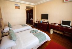 臥室 5 Greentree Inn Jiuquan Guazhou Zhangzhi Park Expres