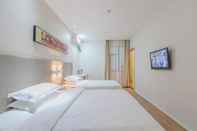 Bedroom Hanting Hotel Wuhan Fuxing Road Metro Station Bran