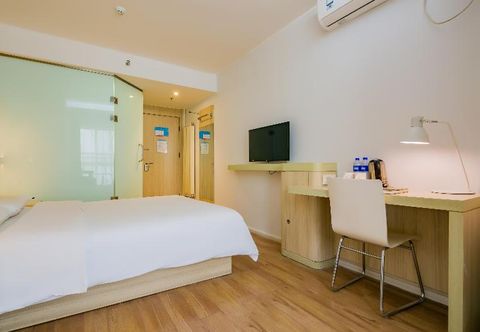 ห้องนอน Hanting Hotel Xi'an Changle Park Metro Station Bra