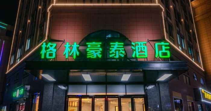 Bangunan GreenTree Inn Zhejiang Jiaxing Honghe Town Busines