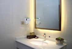 Toilet Kamar 3 GreenTree Inn Huhehaote Tu mo Te Zuo Banner Hotel