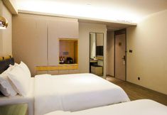 침실 2 Hanting Hotel Qingdao Ningxia Road