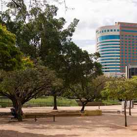 Exterior1Hilton Porto Alegre,法鲁皮利亚公园飯店