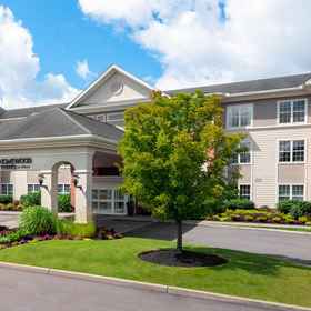 Exterior1Homewood Suites by Hilton Buffalo-Airport,布法罗尼亚加拉国际机场(BUF)飯店