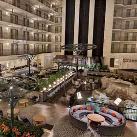Lobby1Embassy Suites by Hilton Dallas DFW Airport South,达拉斯-沃斯堡国际机场飯店