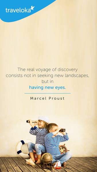 The real voyage of discovery consists not in seeking new landscapes, but in having new eyes.The real voyage of discovery consists not in seeking new landscapes, but in having new eyes.