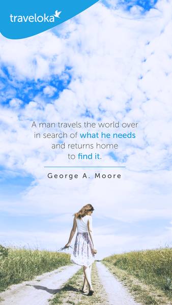 A man travels the world over in search of what he needs and returns home to find it.