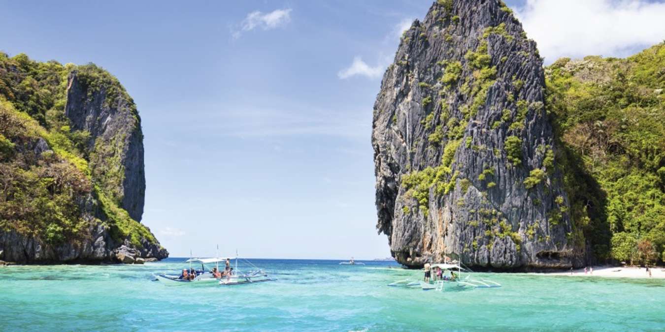 Rock formations in Palawan