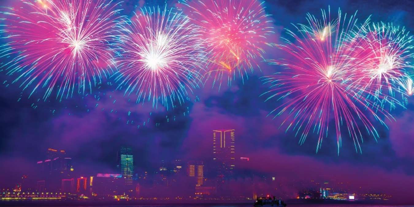 Hong Kong fireworks display