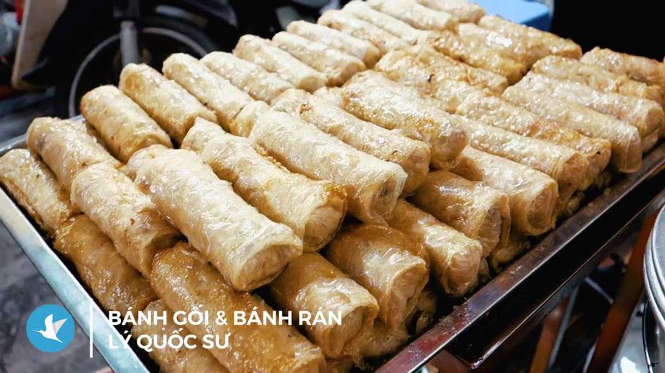 bánh gối, bánh rán - du lịch hà nội 1 ngày