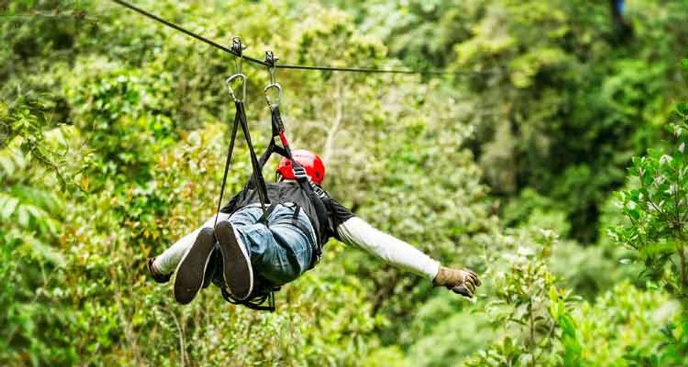 Zipline ride