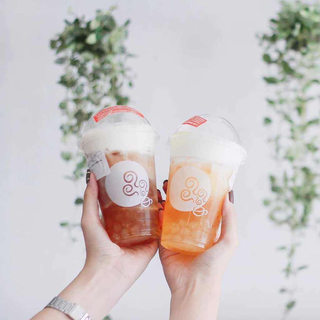 trà sữa sài gòn-gong cha-milk foam-trân châu trắng