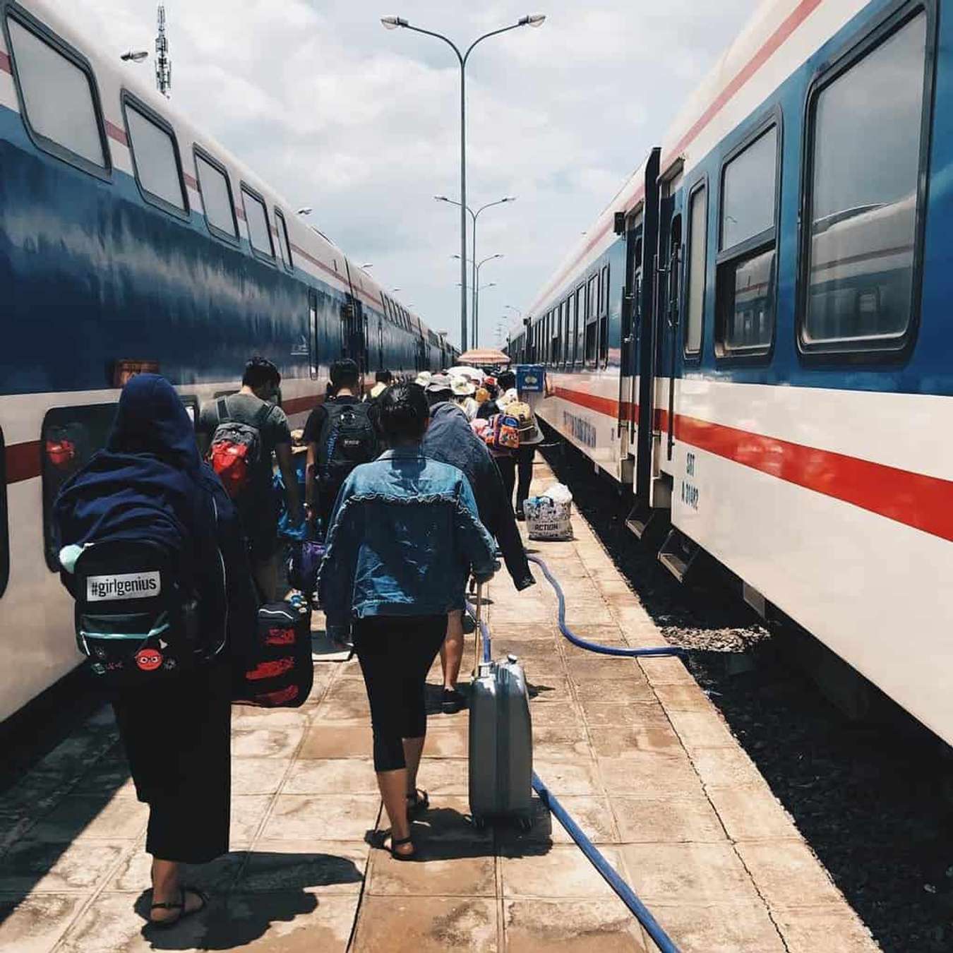 du lịch bằng xe lửa ở ga Phan Thiết