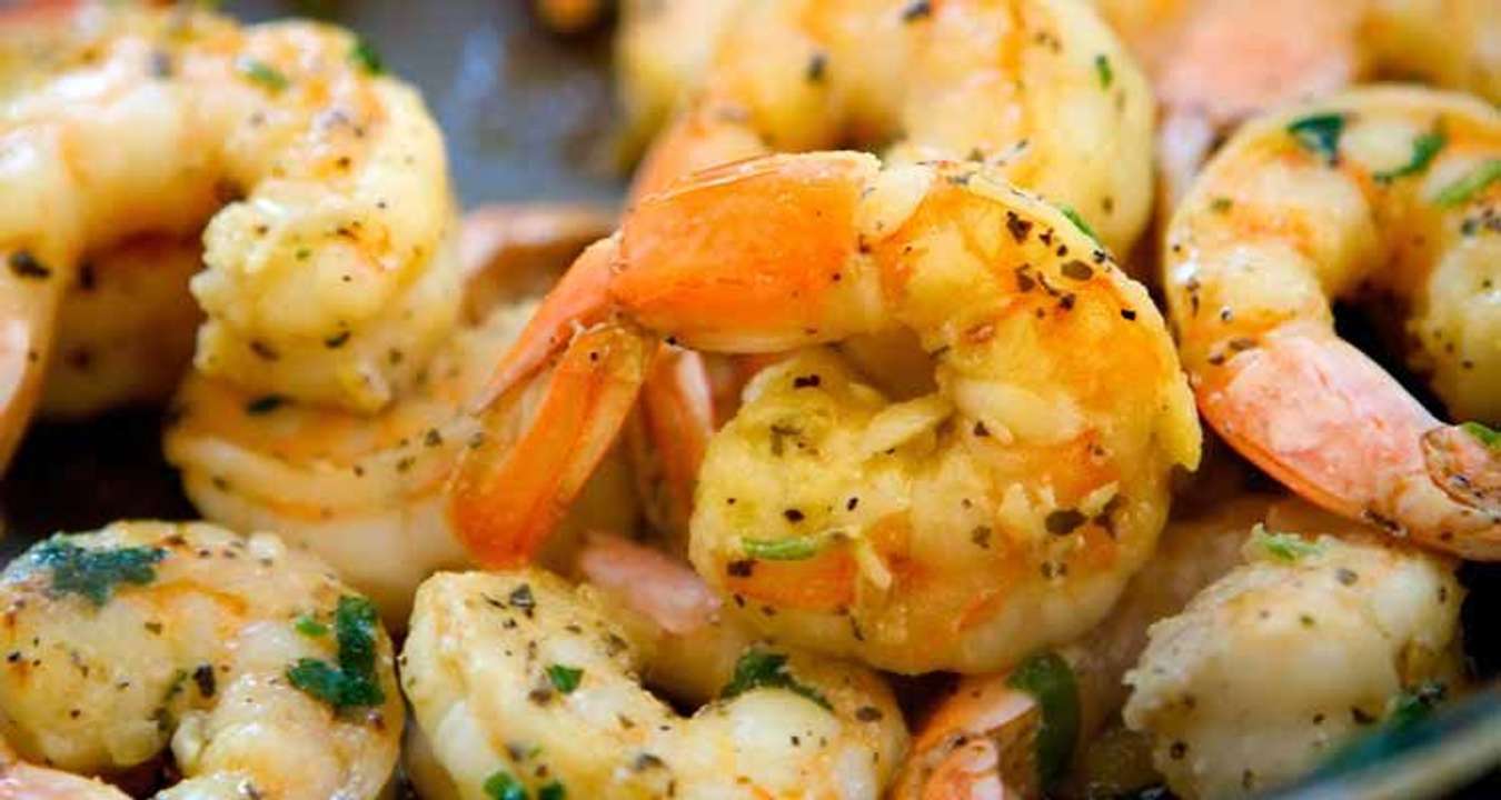 Buttered shrimp