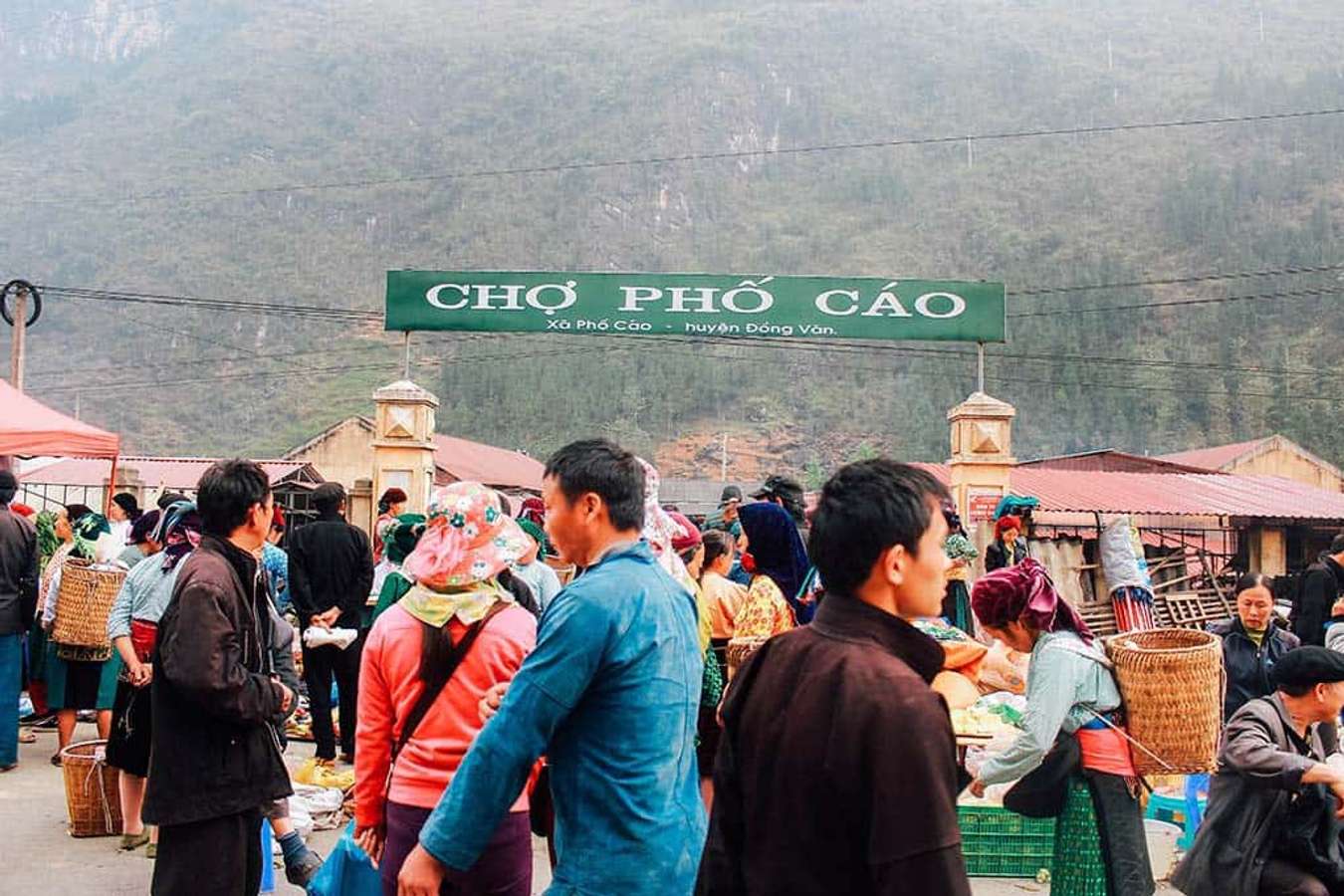 Chợ phiên Phố Cáo cách thị trấn Đồng Văn 25 km, và là một trong những chợ phiên ở Hà Giang nổi bật nhất