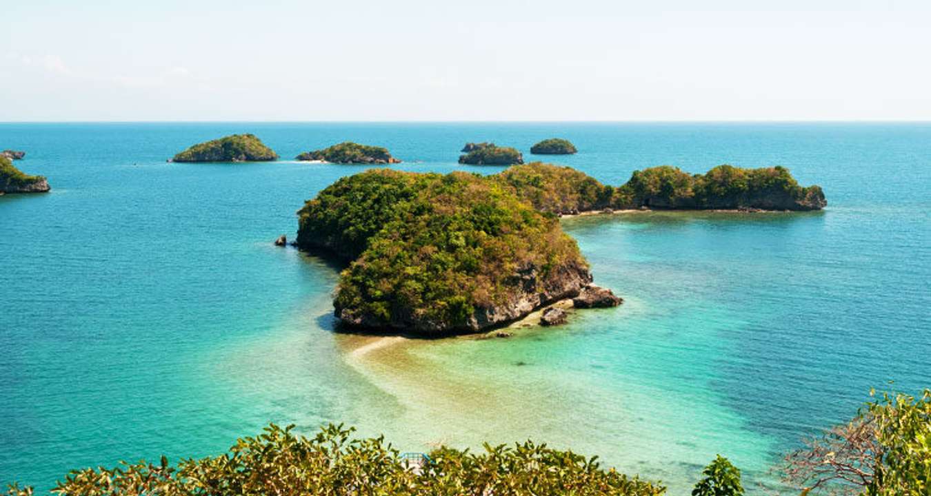 Hundred Islands top view