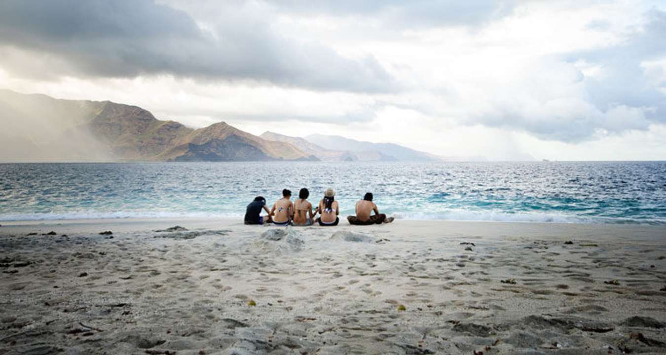 Friends at the beach