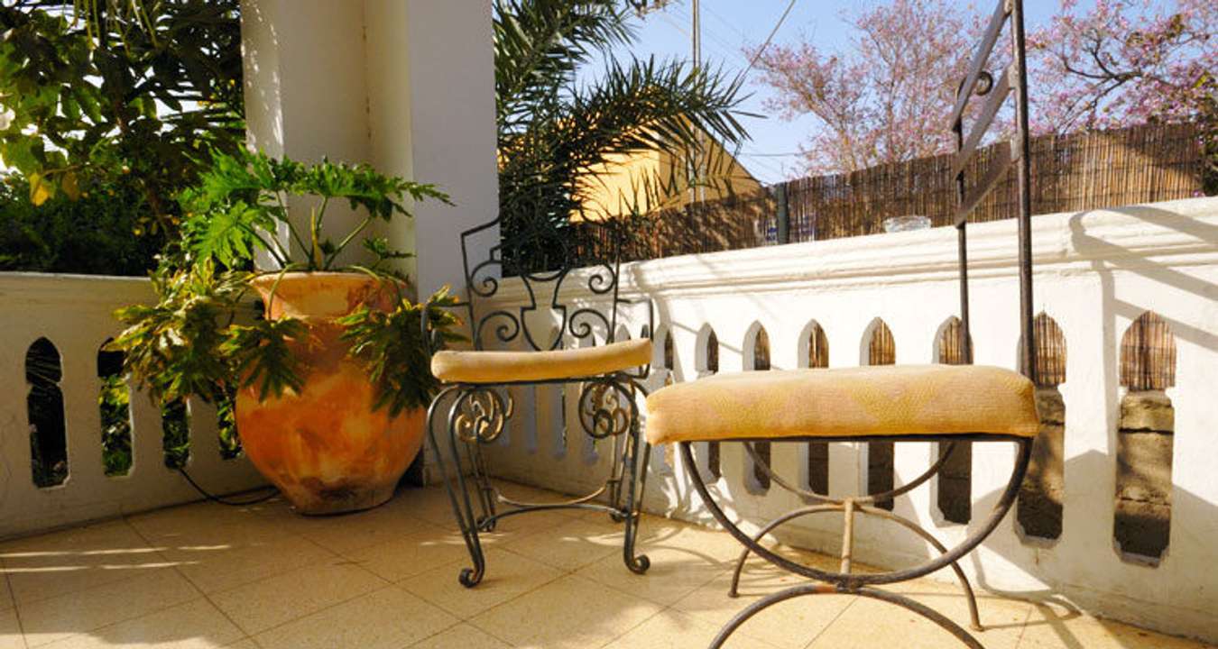 Spanish style patio