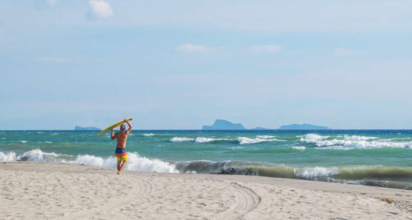 Surfer in Zambales