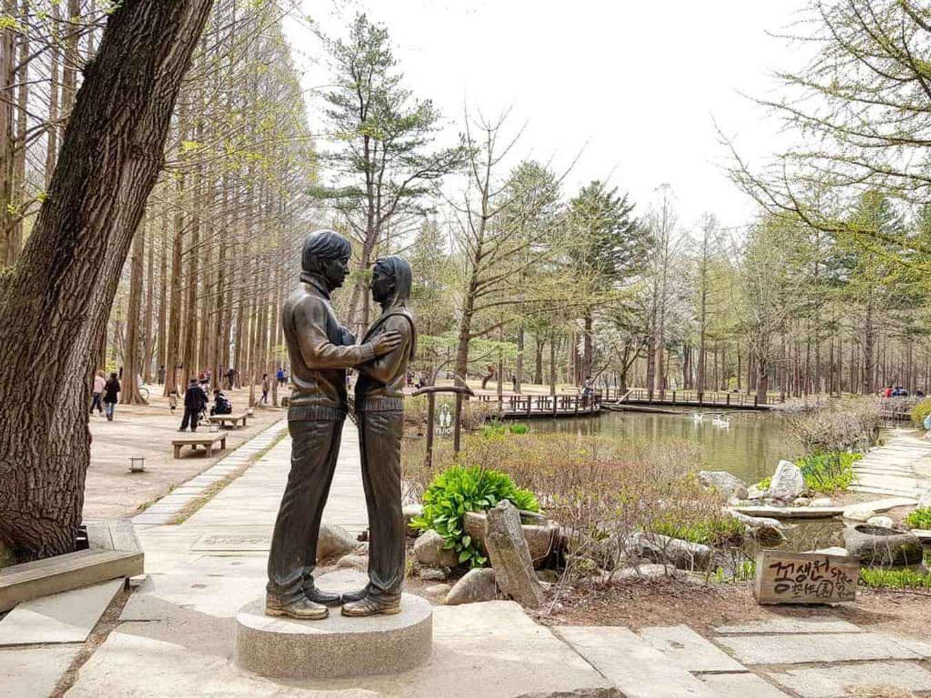 du lịch Hàn quốc tự túc-đảo Namiseon