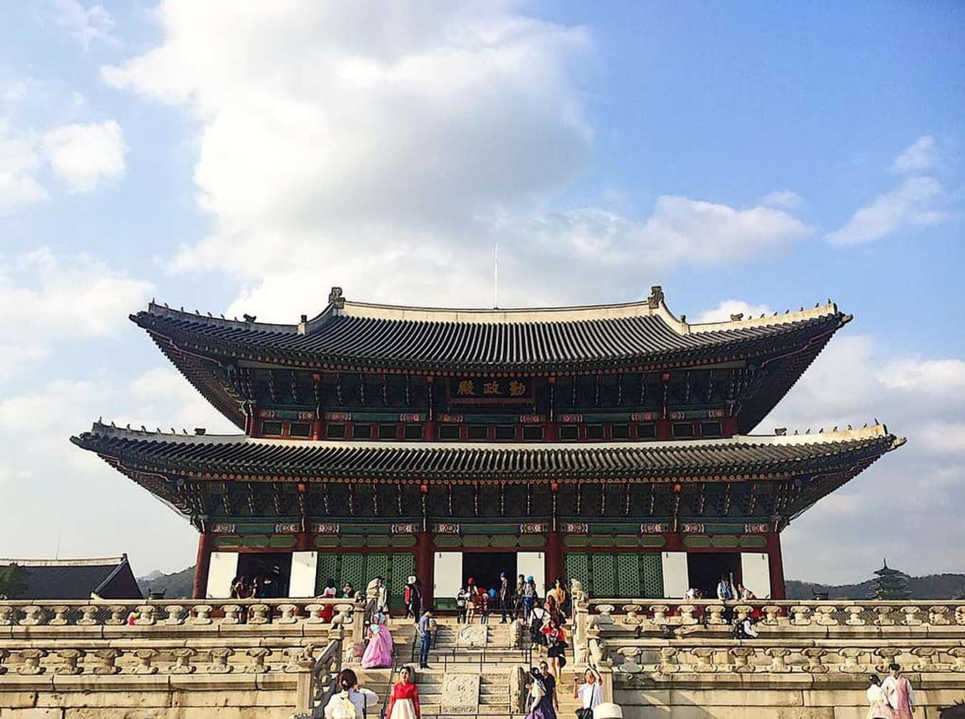 du lịch Hàn quốc tự túc-cung điện Gyeongbokgung