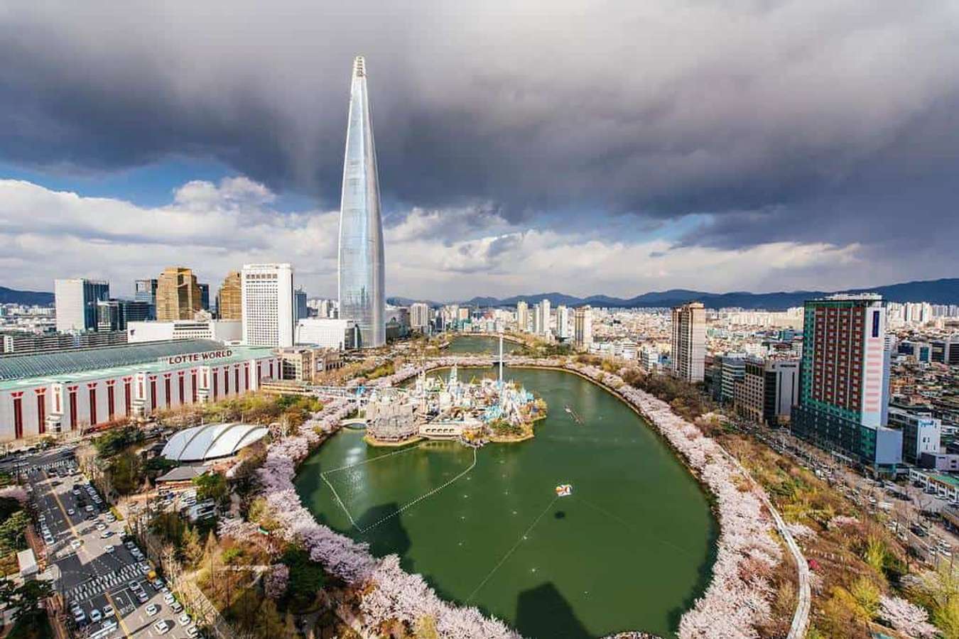 du lịch Hàn quốc tự túc-khu vui chơi lotte world