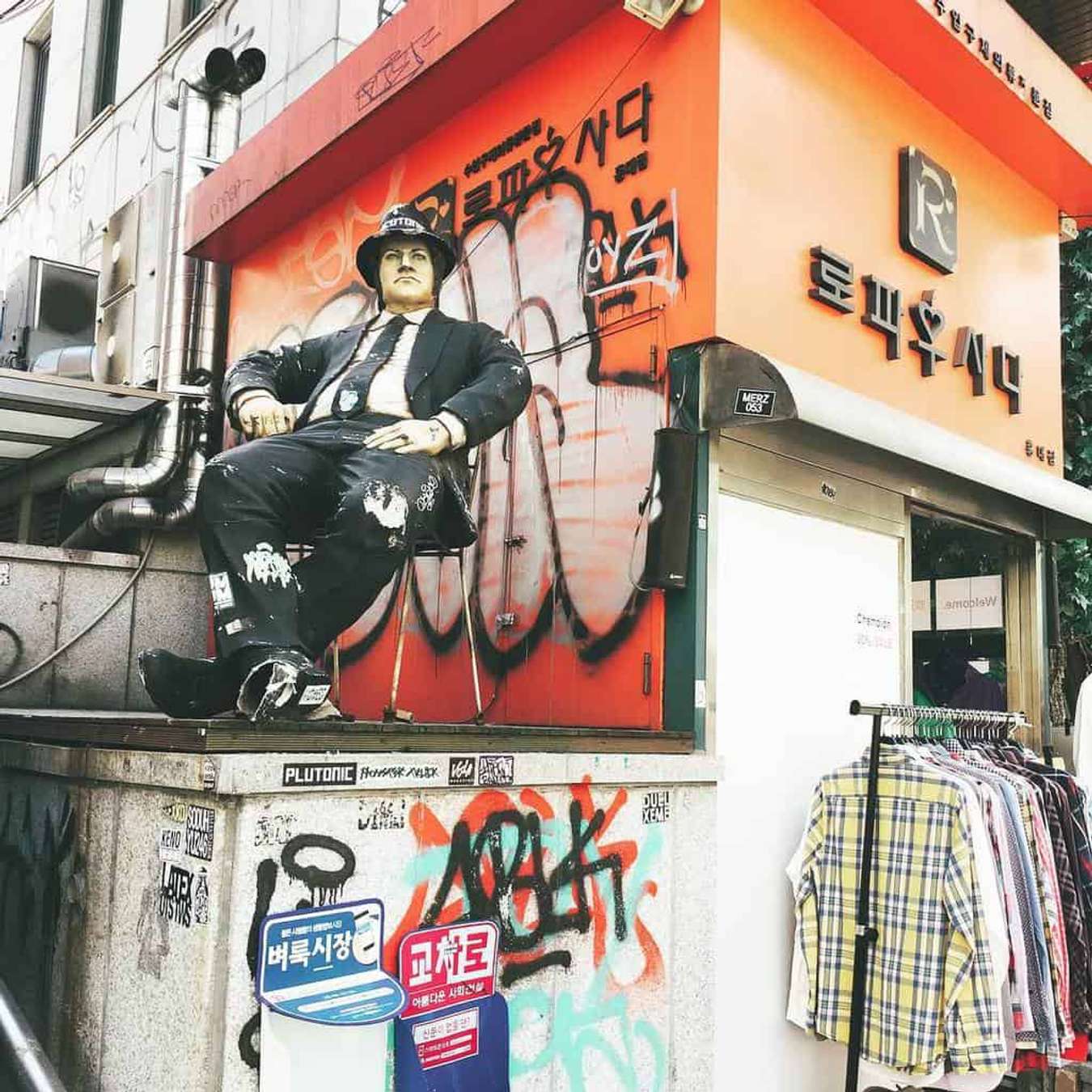 du lịch Hàn quốc tự túc-khu phố hongdae