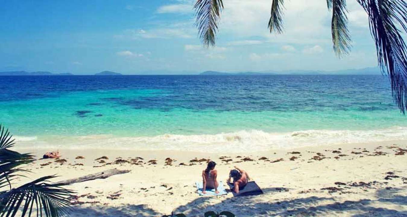 Couple at the beach